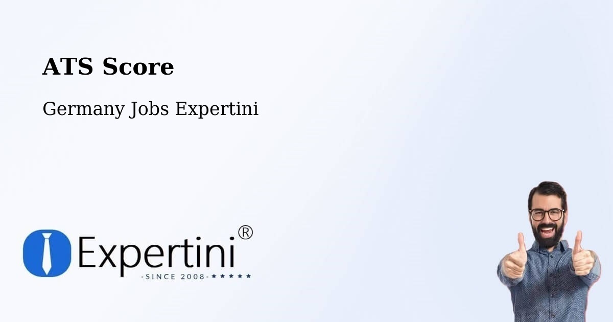 Resume ATS Score & Job Description Match Tool – Schönefeld - Germany Jobs Expertini