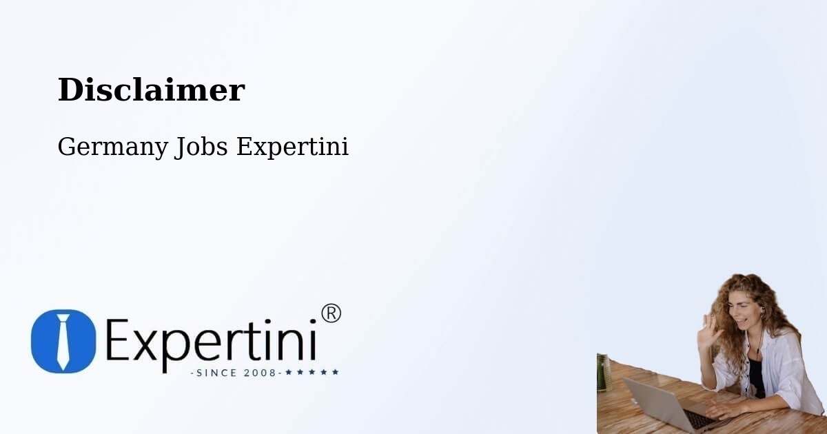 Disclaimer – Schönefeld - Germany Jobs Expertini
