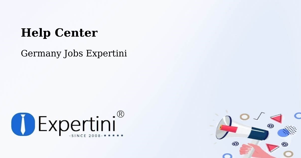 Help Center – Schönefeld - Germany Jobs Expertini