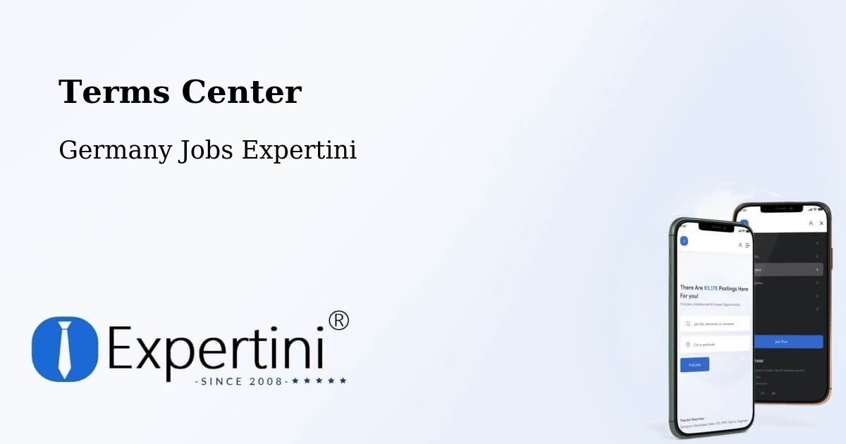 Terms of Service – Schönefeld - Germany Jobs Expertini